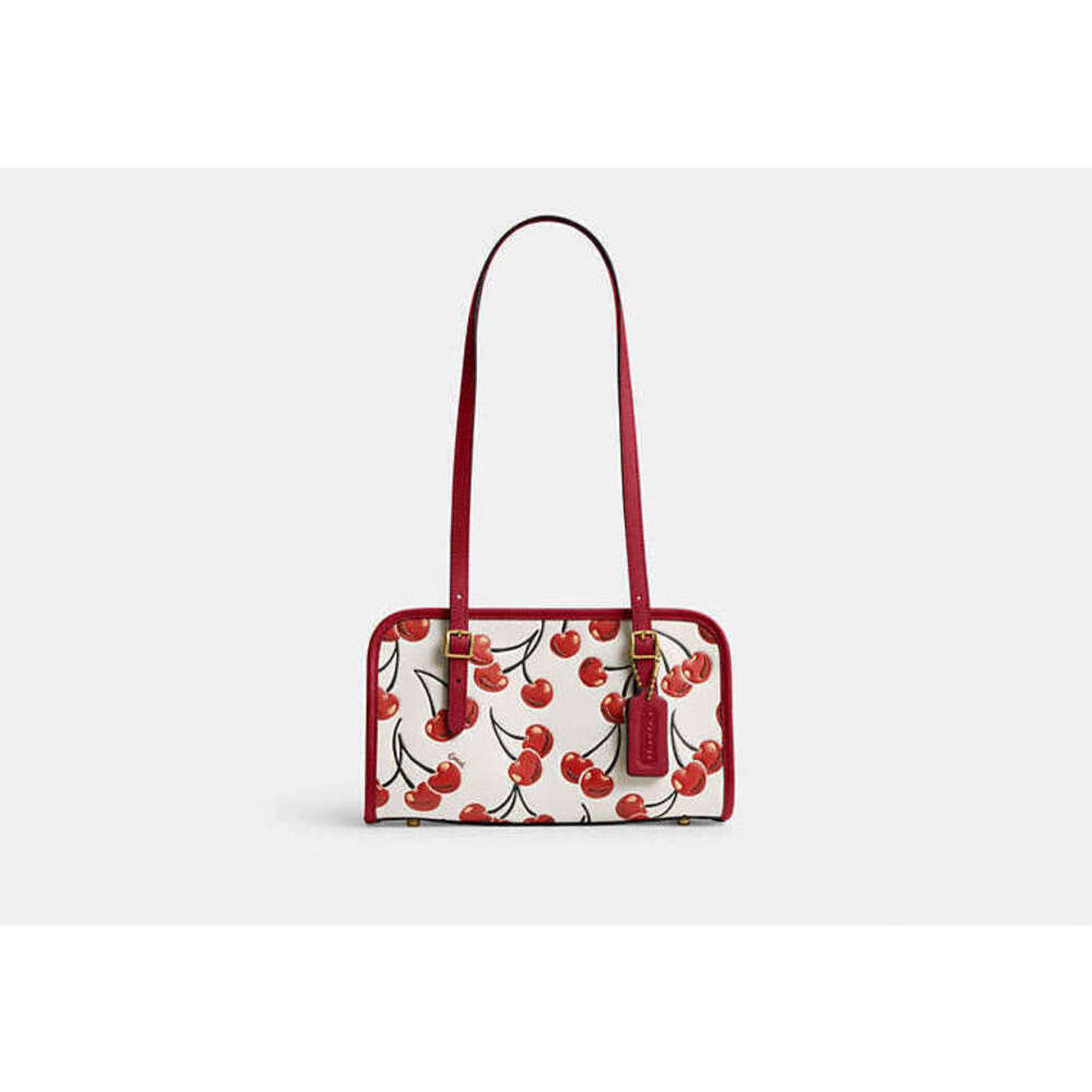 Swing Zip Bag With Cherry Print